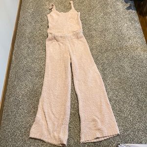 Skims pink cozy 2 piece set